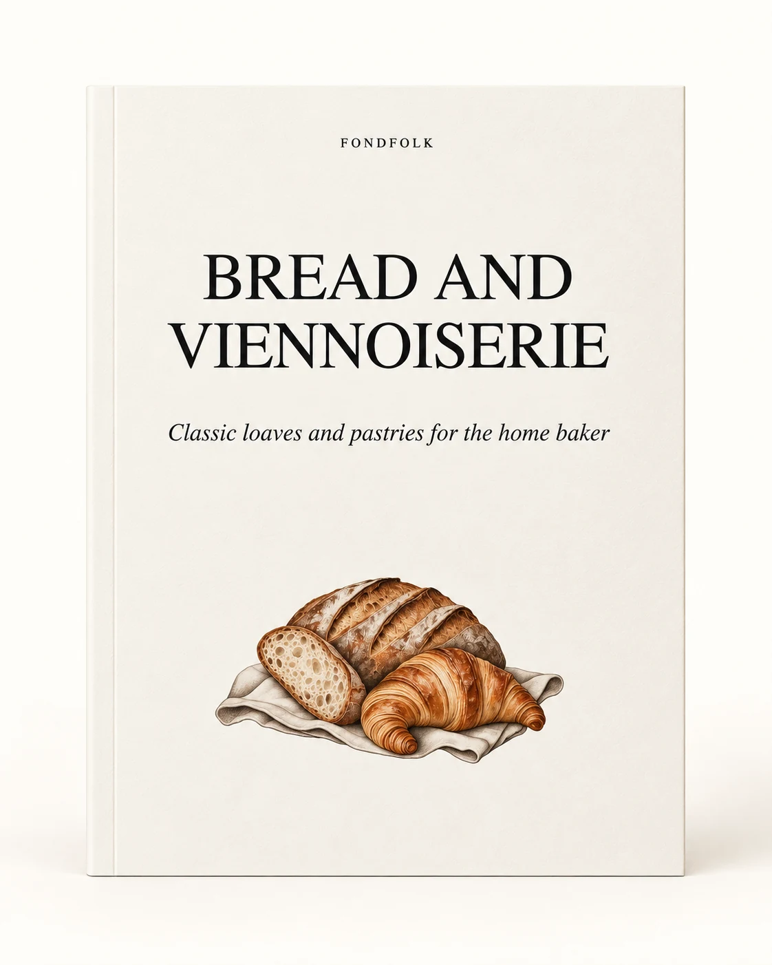 Bread and Viennoiserie shown as a front-facing book; digital EPUB and PDF edition