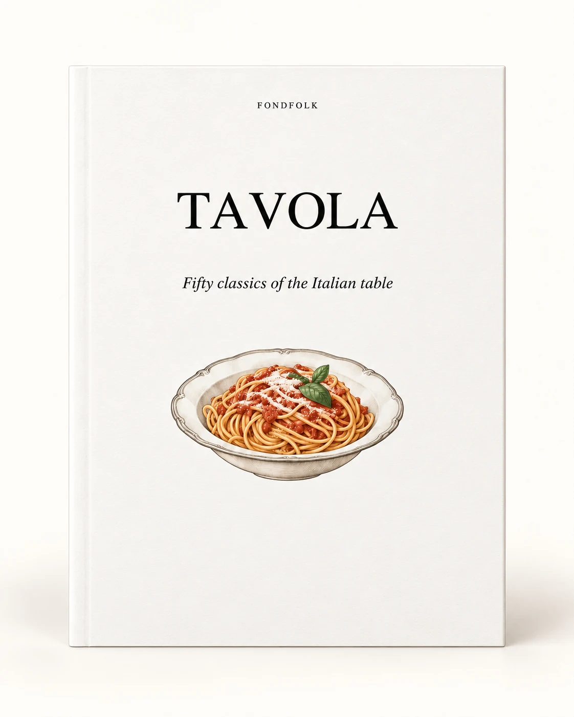 TAVOLA shown as a front-facing book; digital EPUB and PDF edition