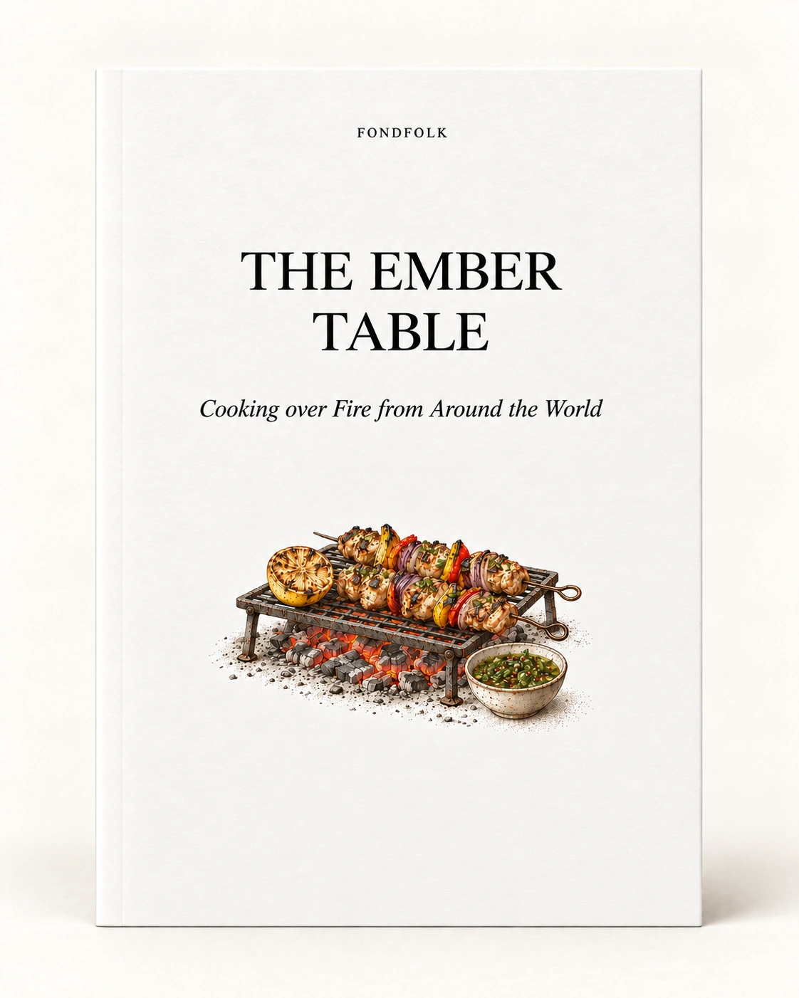The Ember Table shown as a front-facing book; digital EPUB and PDF edition