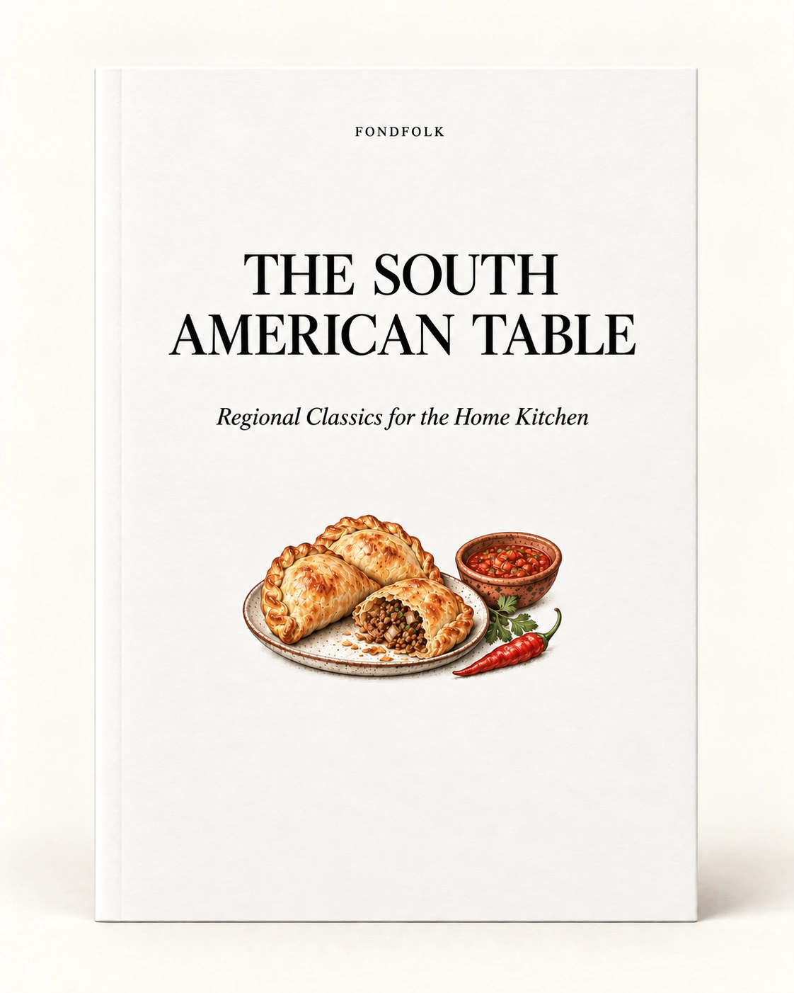 The South American Table shown as a front-facing book; digital EPUB and PDF edition