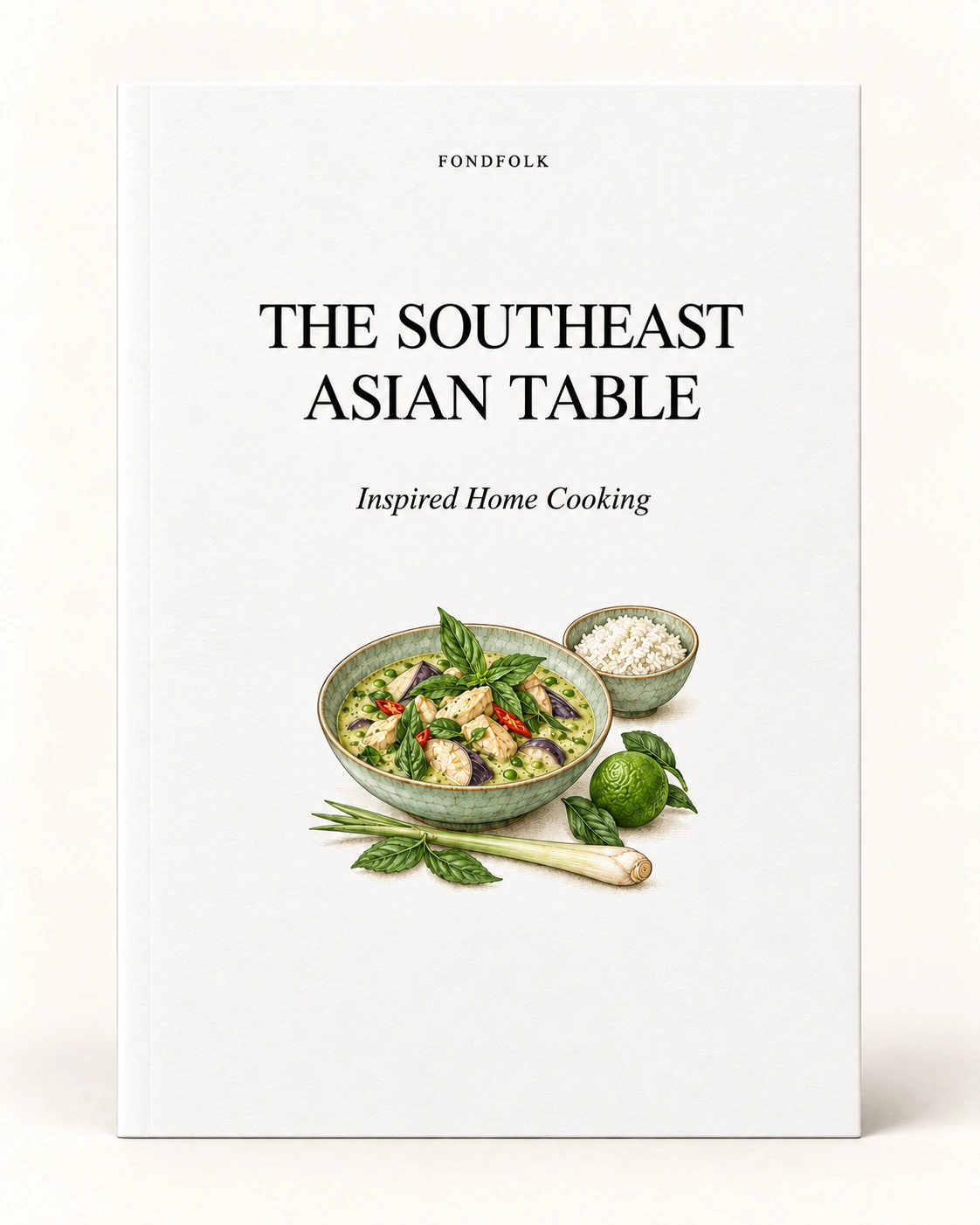 The Southeast Asian Table shown as a front-facing book; digital EPUB and PDF edition