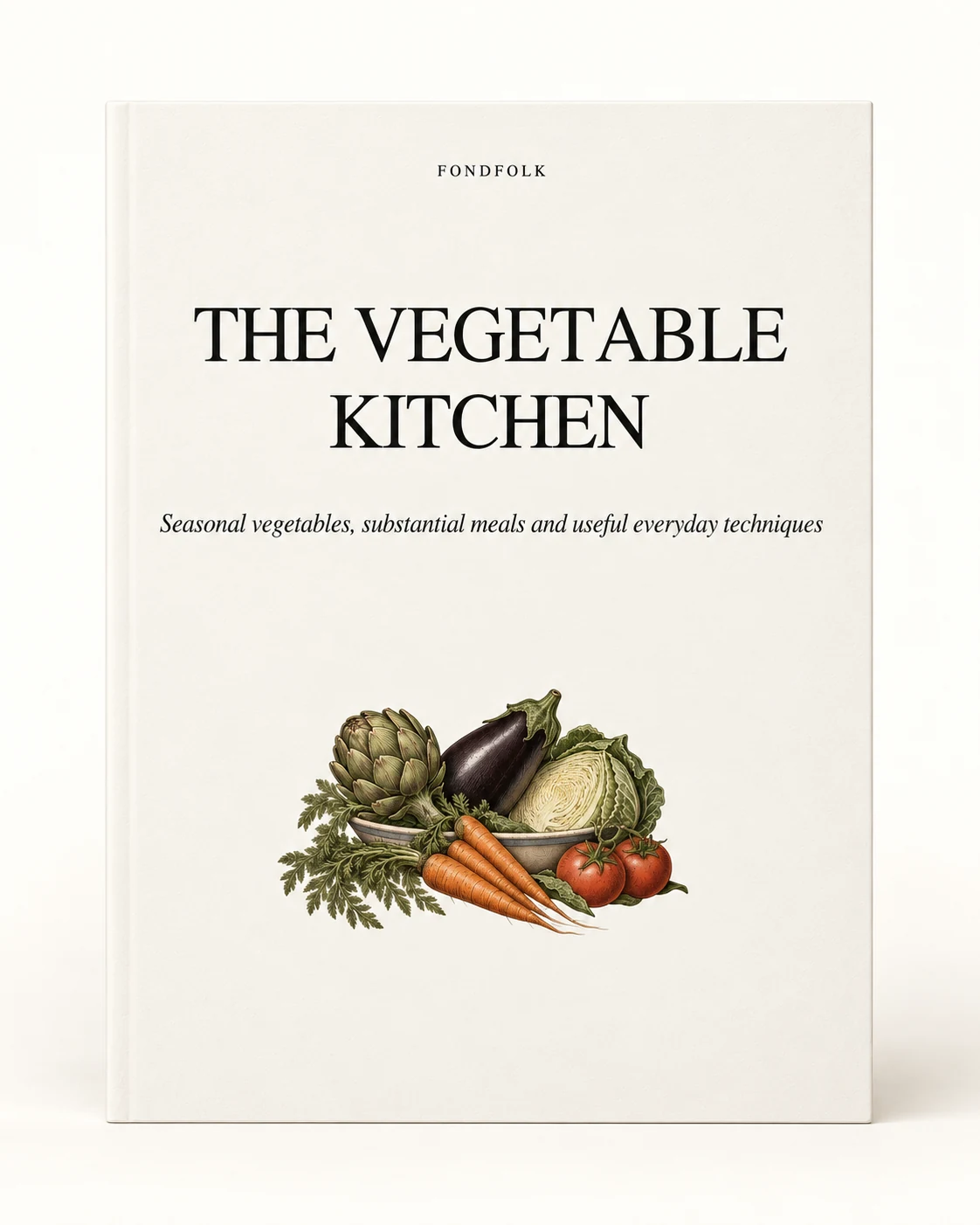 The Vegetable Kitchen shown as a front-facing book; digital EPUB and PDF edition